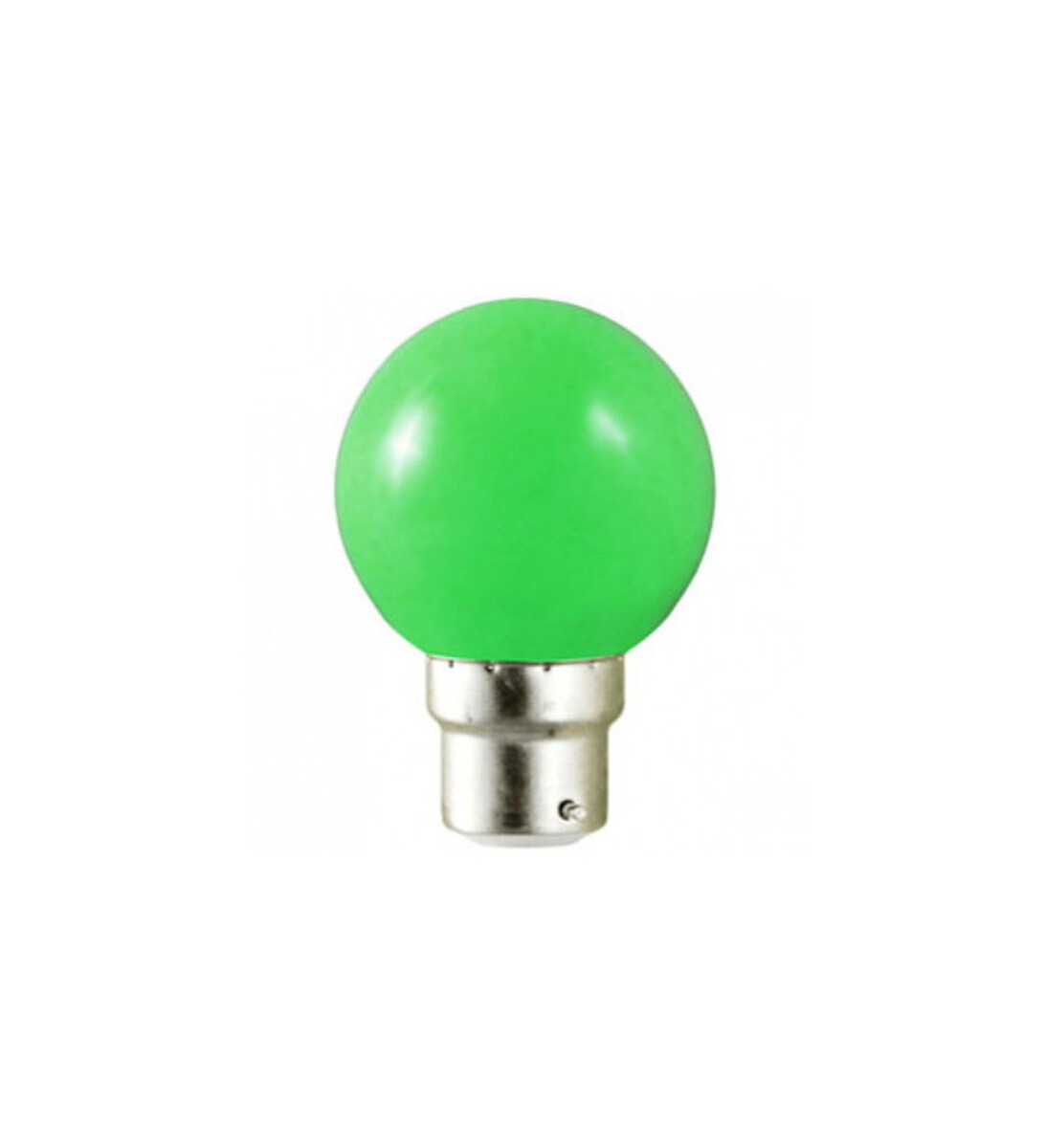 Ampoule couleur verte sphérique 230v 15w b22d boite