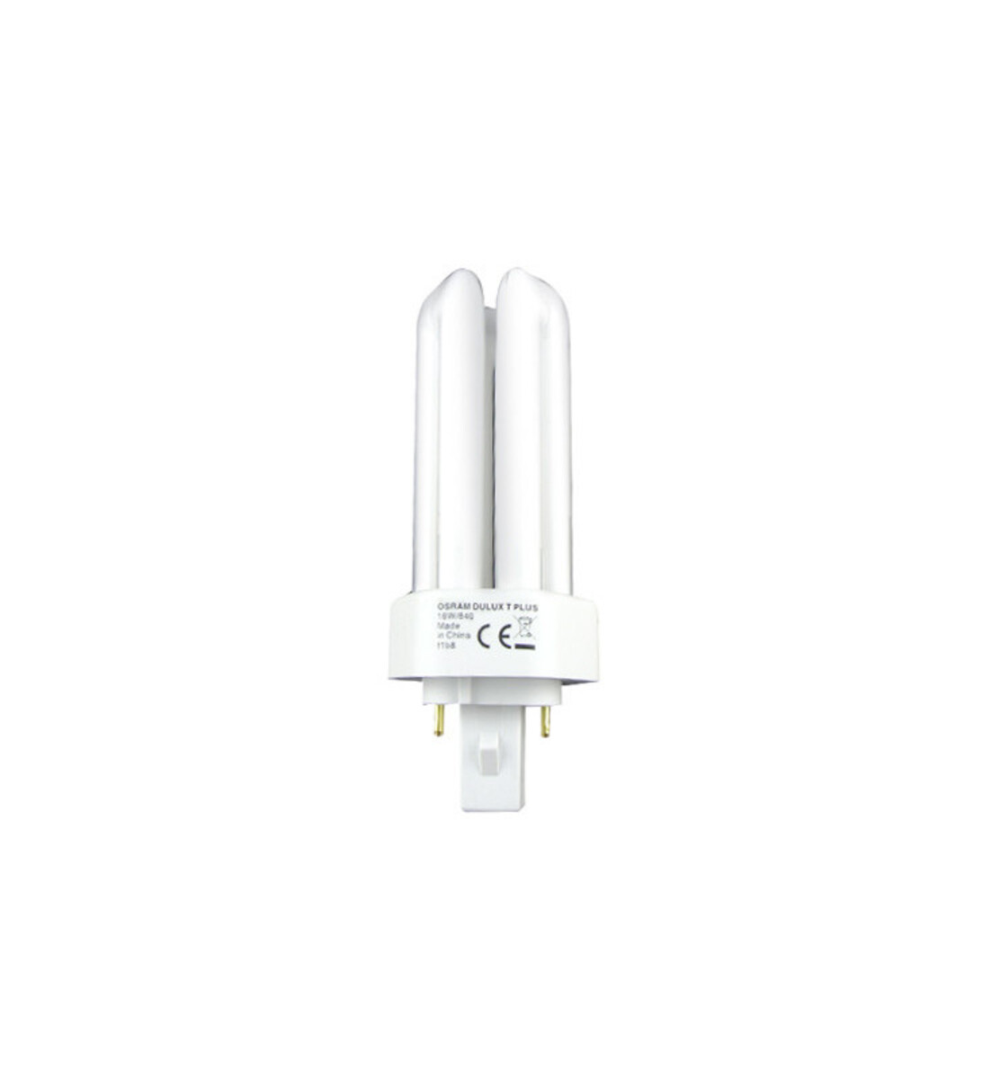 Ampoule dulux t plus 18w economique culot gx24d-2