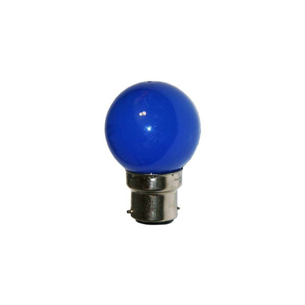 Ampoule led smd 4 couleur 0,62w 30lm - bleu - b22