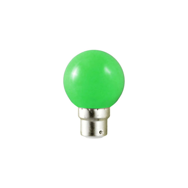 Ampoule led smd couleur 1w 30lm - vert - b22