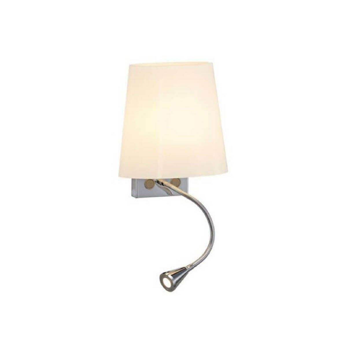 Applique liseuse chambre Coupa Flex LED H24 cm - Chrome