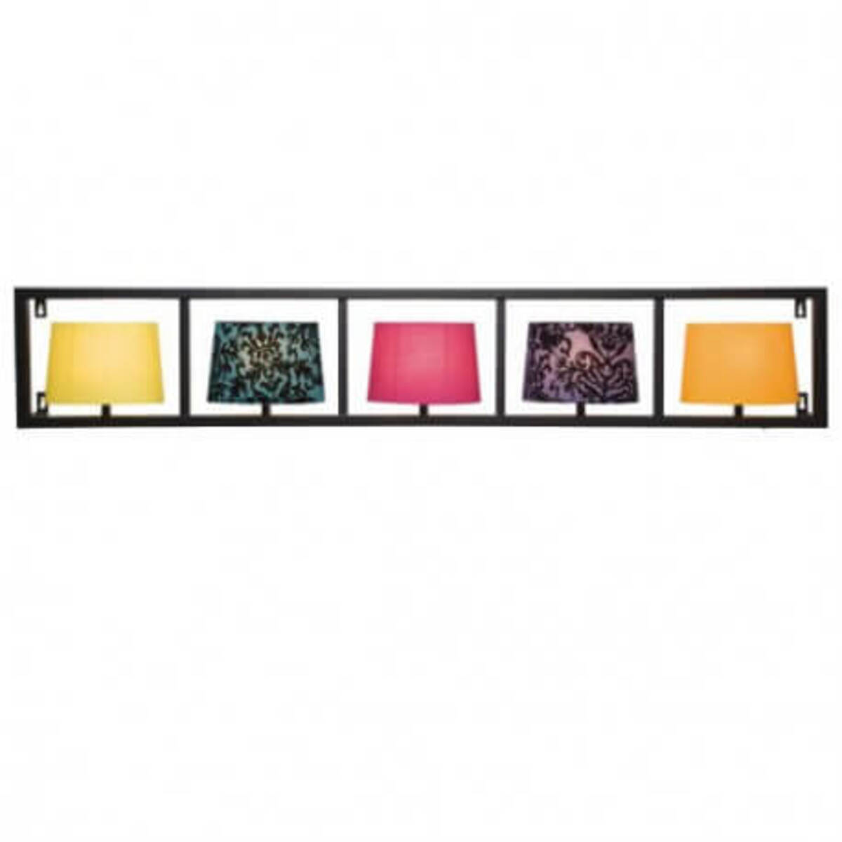 Applique Parecchi Horizontale noir
