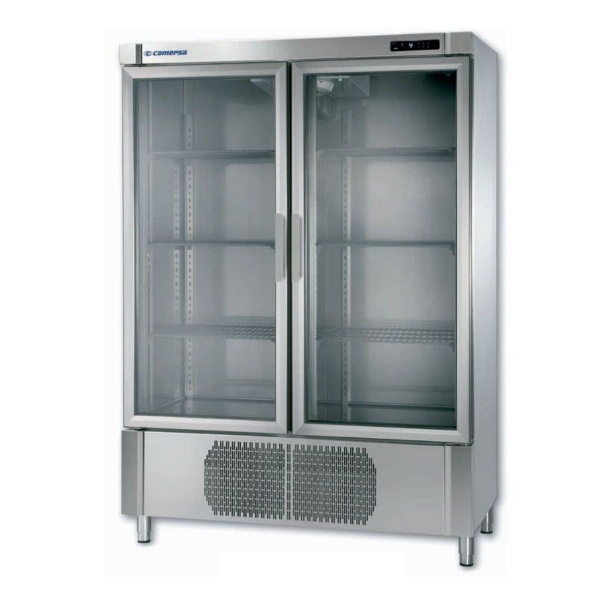 Armoire réfrigérée vitrée à double porte froid positif ventilé 980 litres