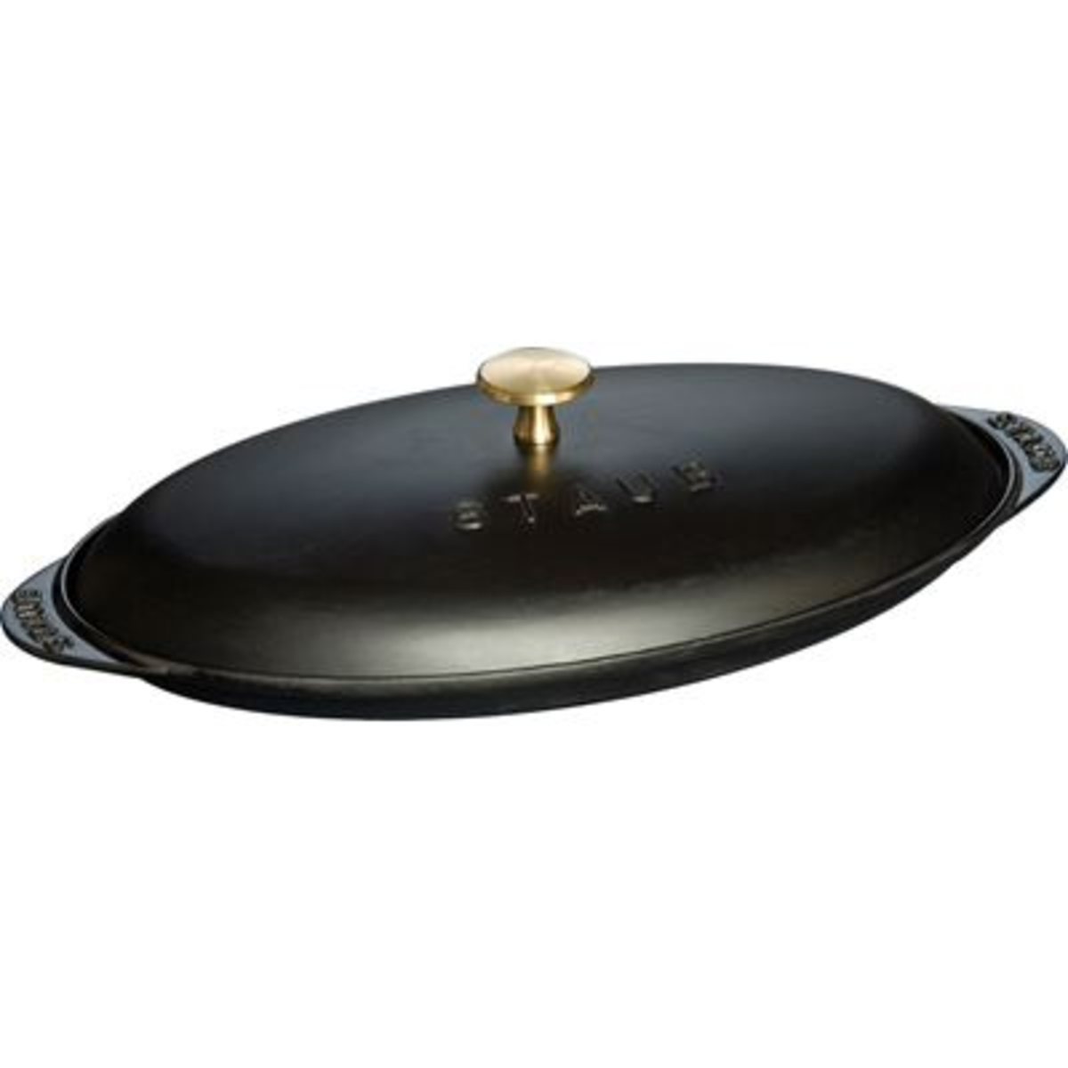 Assiette chaude de présentation en fonte noir mat 31 cm Staub - 40509-400-0