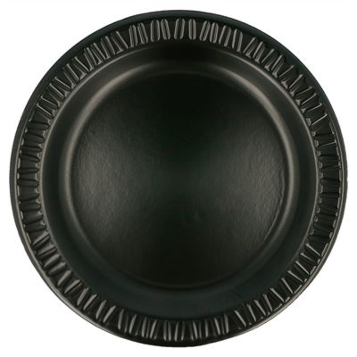 Assiette laminée D.23 cm noir x 500 Garcia de Pou - 106.71