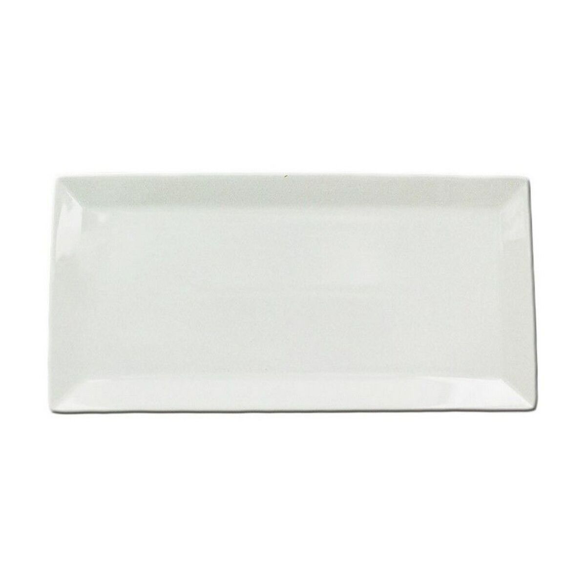 Assiette rectangle en porcelaine 30,5 x 15,5 cm - par 90