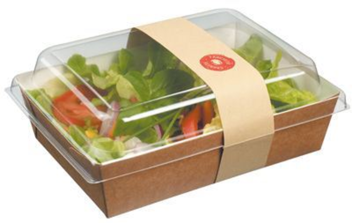 Boîte à  salade Solia + couvercle (vendu par 50)