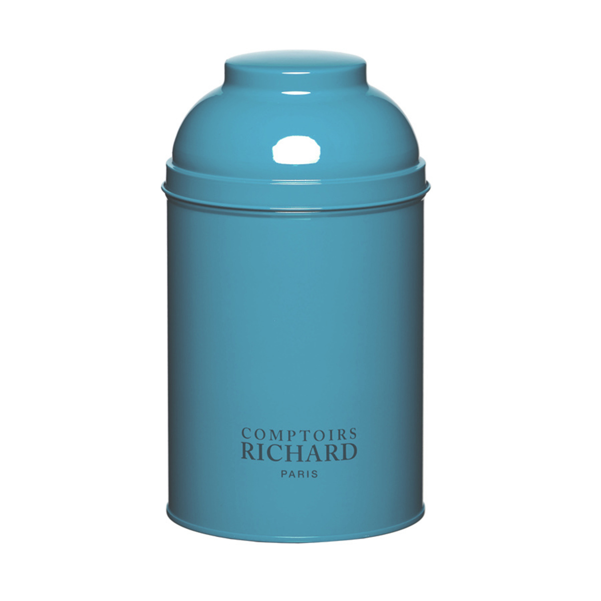Boîte dôme laquée bleue Comptoirs Richard