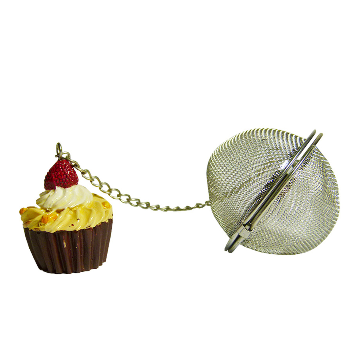 Boule à thé tamis cupcake clip