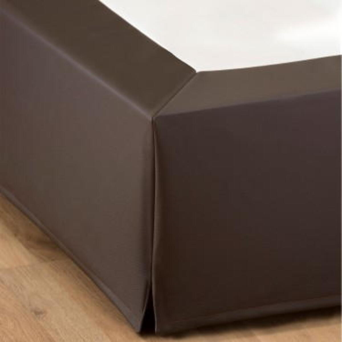 Cache-sommier Easy en simili cuir - taupe 140X200