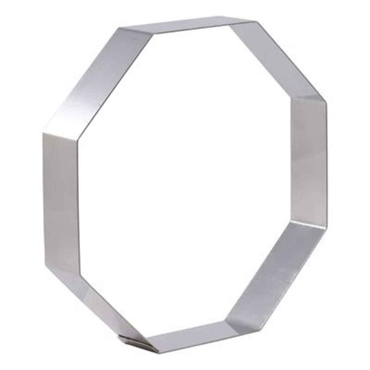 Cadre à  mousse inox hexagone 18 cm H.4.5 cm Matfer - 372203