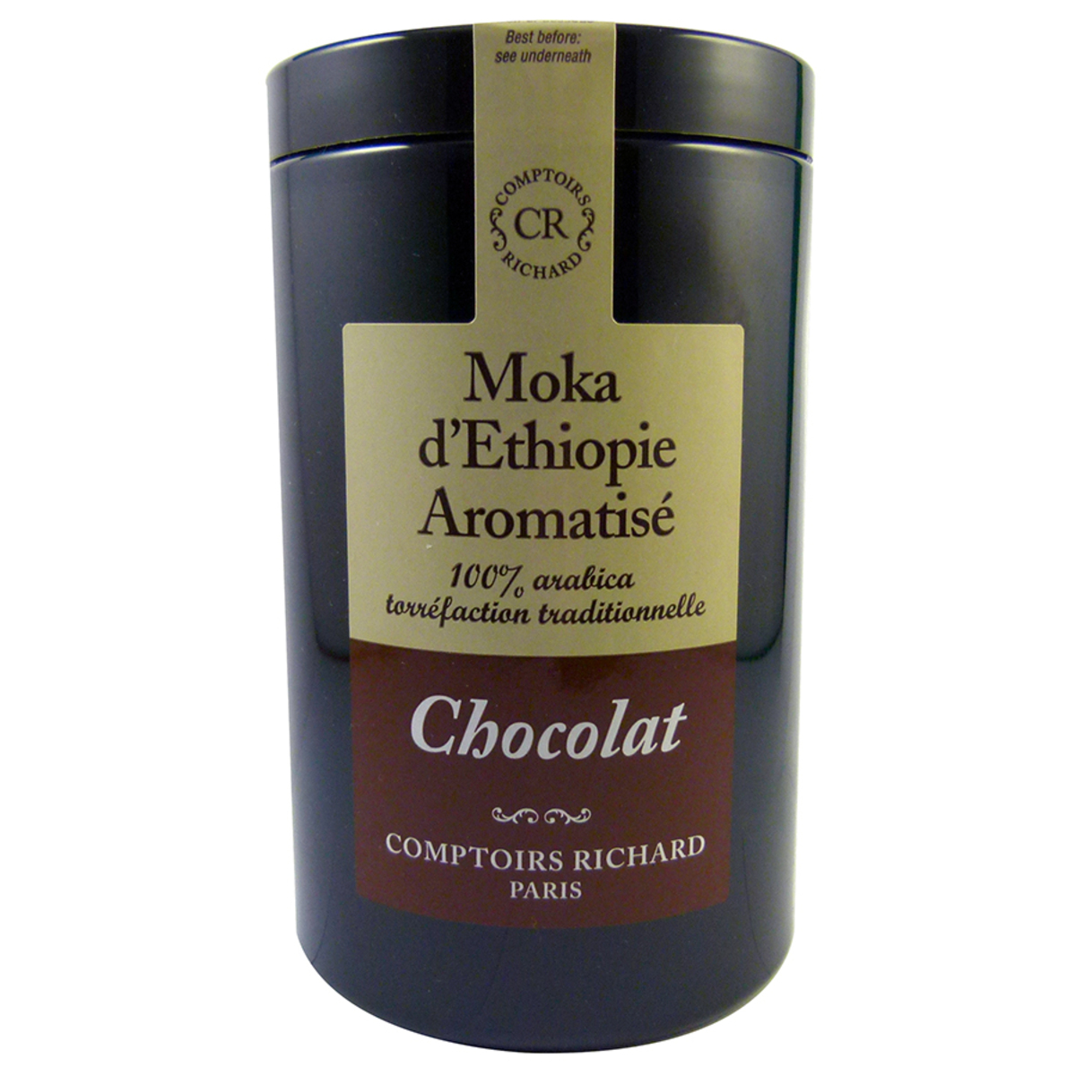 Café moulu Moka d'Ethiopie aromatisé au chocolat Comptoirs Richard 125g