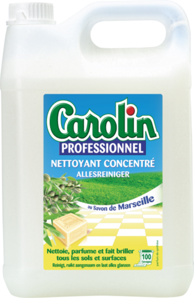 Carolin Multi-Surfaces au savon de Marseille 5L