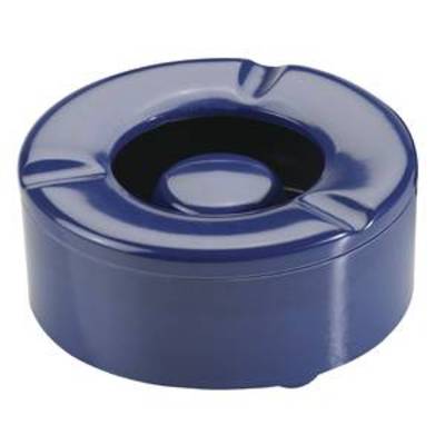Cendrier mélamine, matériau mélamine x 4,0 cm, Ø 9,5 cm, bleu
