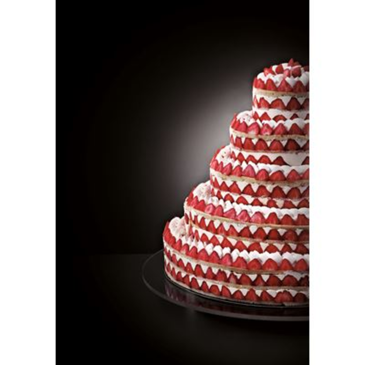 Cercle inox pour wedding cake ou pièce montée (set de 5) Matfer - 681911