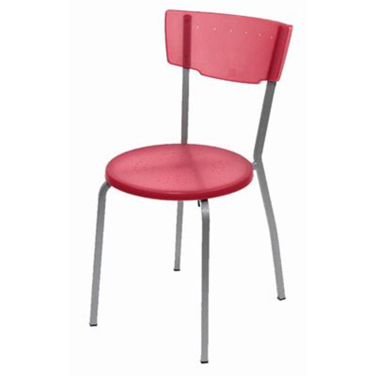 Chaise bistrot Ines rouge