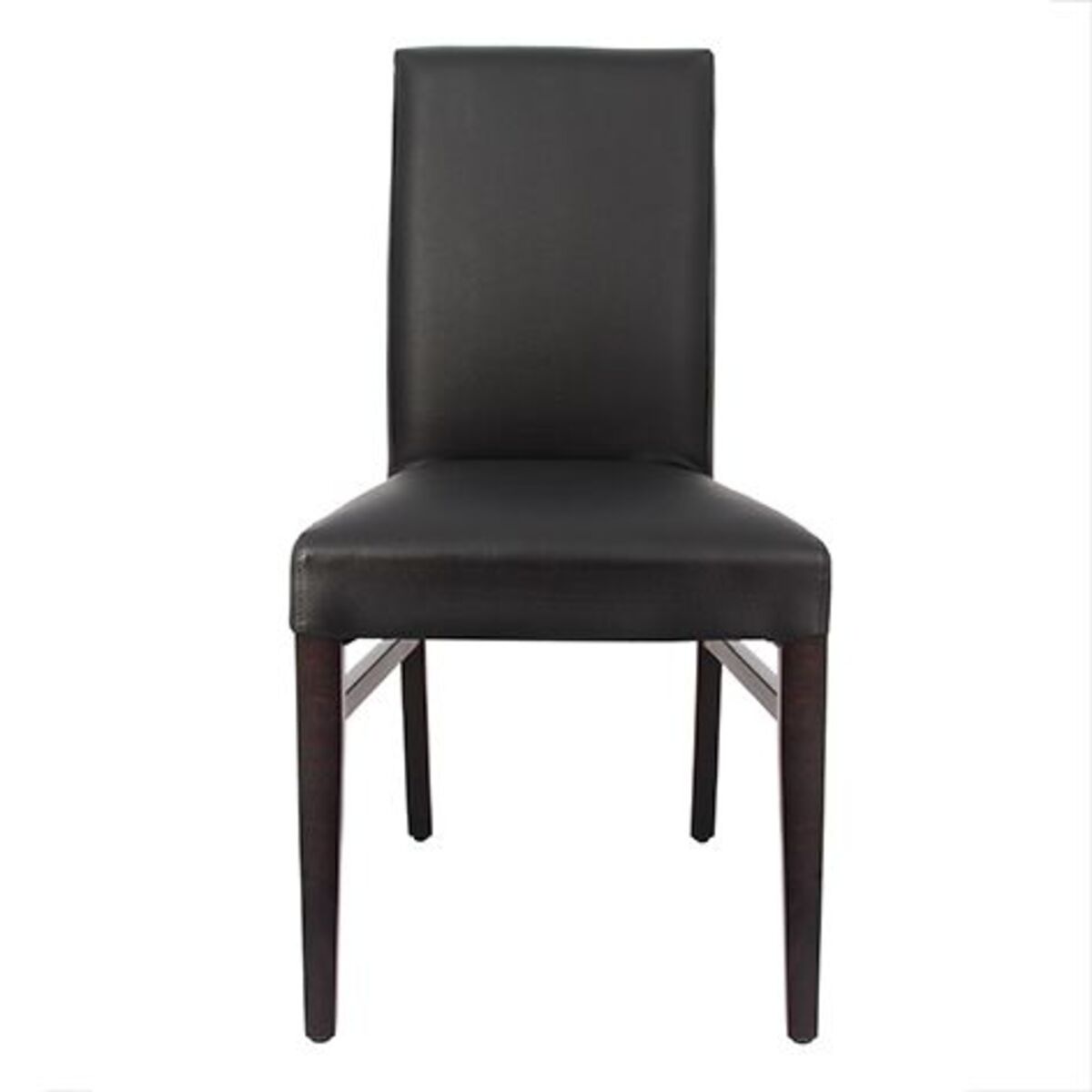Chaise confort séville wengé coloris noir - par 2
