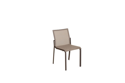 Chaise empilable HEGOA Marron / Taupe