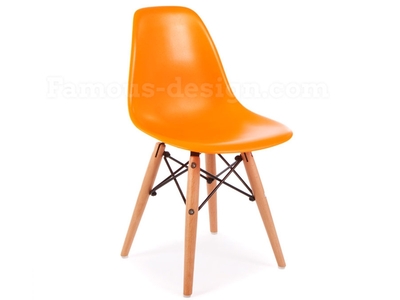 Chaise enfant Eames DSW - Orange