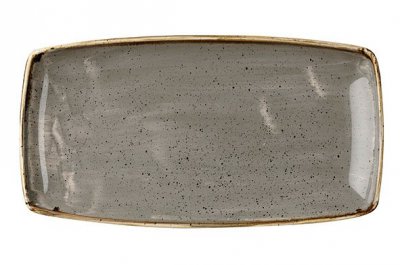 Churchill Plat rectangulaire 35 cm Stone Cast Grey