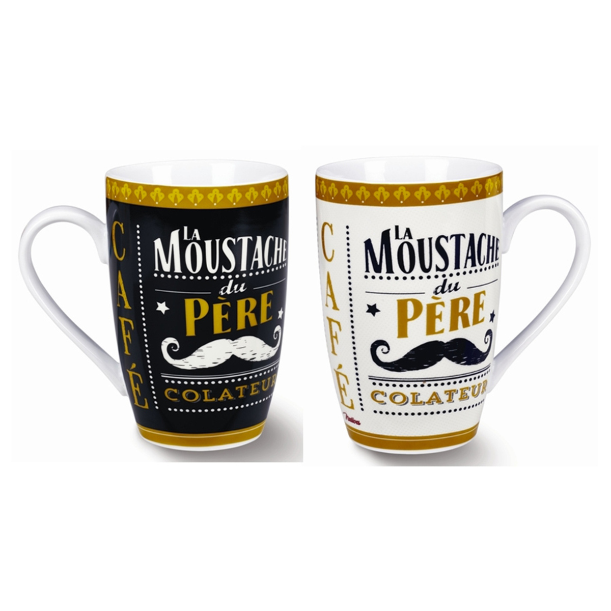 Coffret 2 mugs Père Colateur