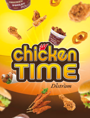 Concept alimentaire CHICKEN TIME