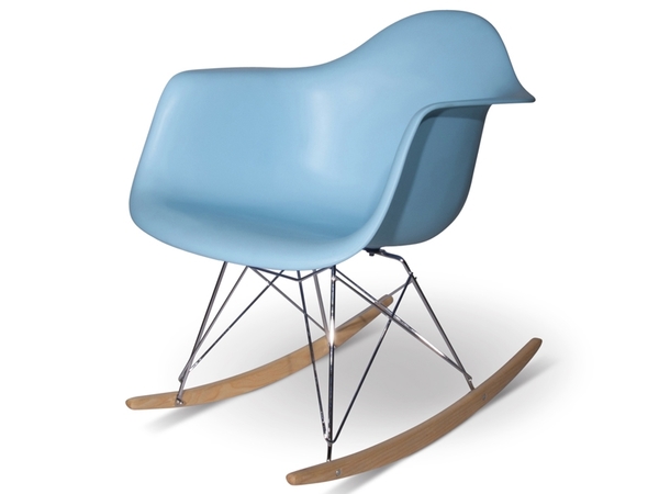 Eames Rocking Chair RAR - Bleu