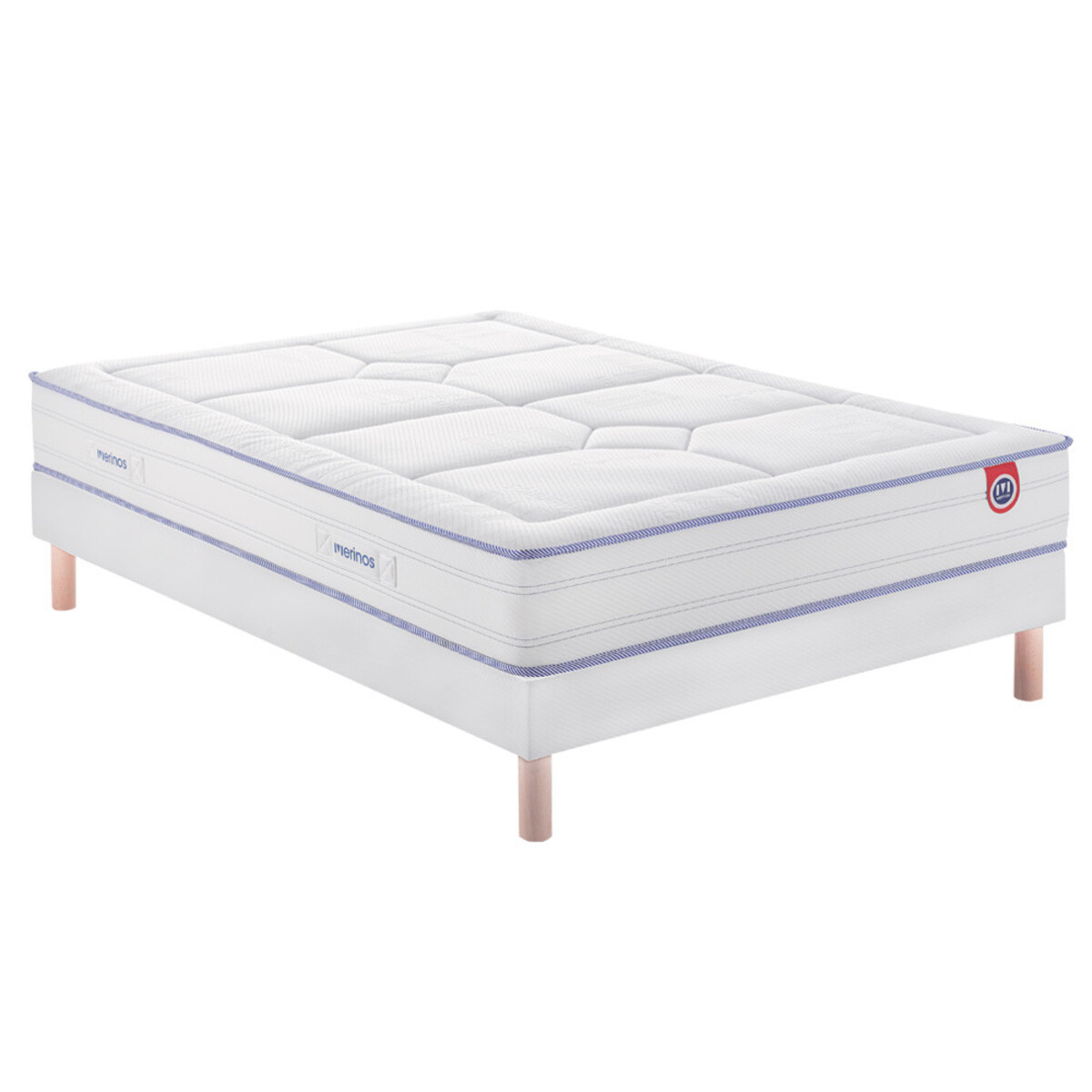 Ensemble Merinos BASILE Sommier Confort Morphologique 150x200