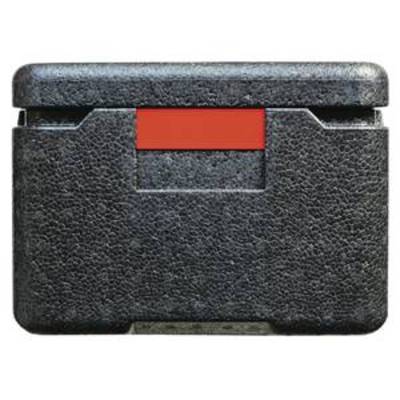 Etiquette pour mini-boîtes de transport, matériau plastique, 8,7 cm x 2,6 cm, rouge