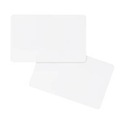 Etiquettes blanches pour mini boîtes à transport, matériau plastique, 8,5 cm x 5,5 cm, blanc