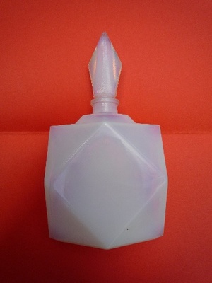 Flacon* opaline de cristal Art Déco H 13 CM - Flacons