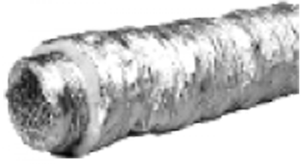 Gaine souple isolee - Diametre 160mm - Longueur 10m