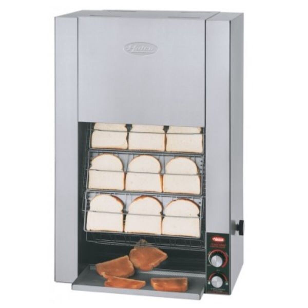 Grille-pain ou toaster à convoyeur vertical capacité 16 tranches