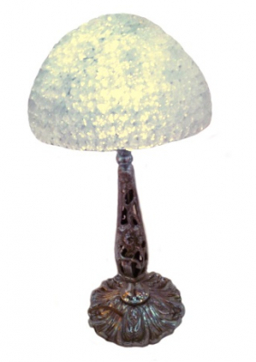 Lampe Athéna cone argentée - Lampes