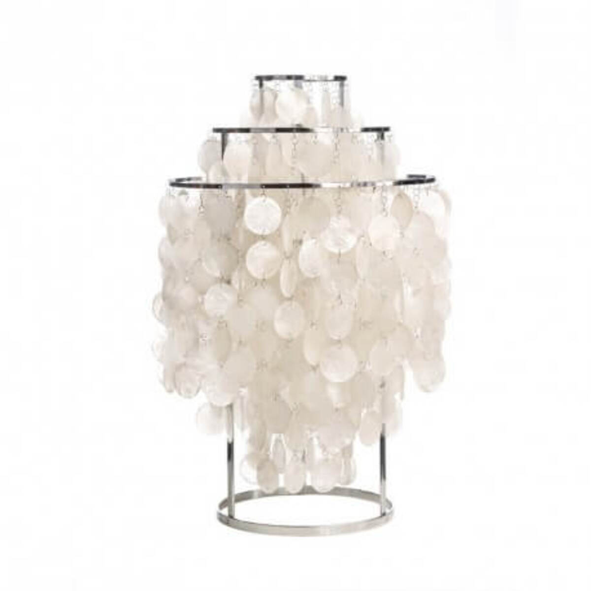 Lampe coquillage Fun 1TM H65 cm - Nacre