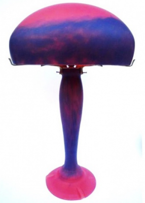 Lampe iris gm Rouge style Art Nouveau. Décoration idéale pour la maison - Lampes