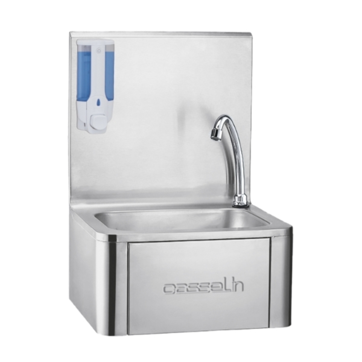 Lave-mains Casselin commande femorale et distributeur de savon