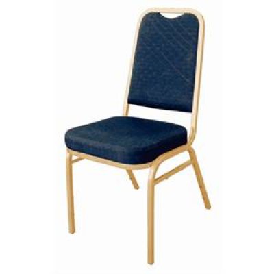 M&T Chaise de banquet & seminair bleu empilable