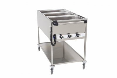 M&T Chariot bain-marie GN 1/1 3 x