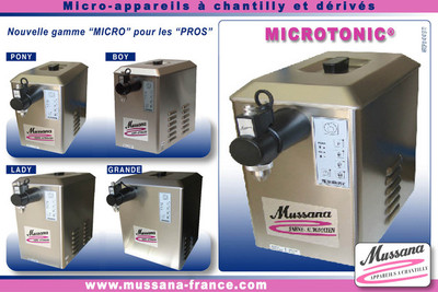 Microtronic : micro-appareils à chantilly de Mussana