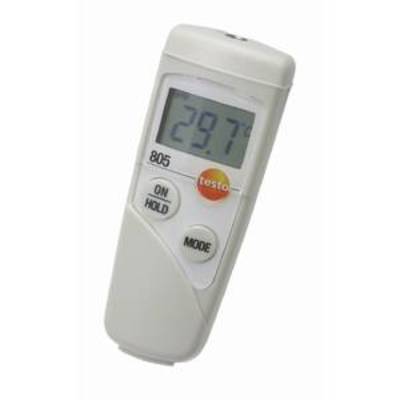 Mini-thermomètre à infrarouge, matériau plastique, 8,0 cm, Testo