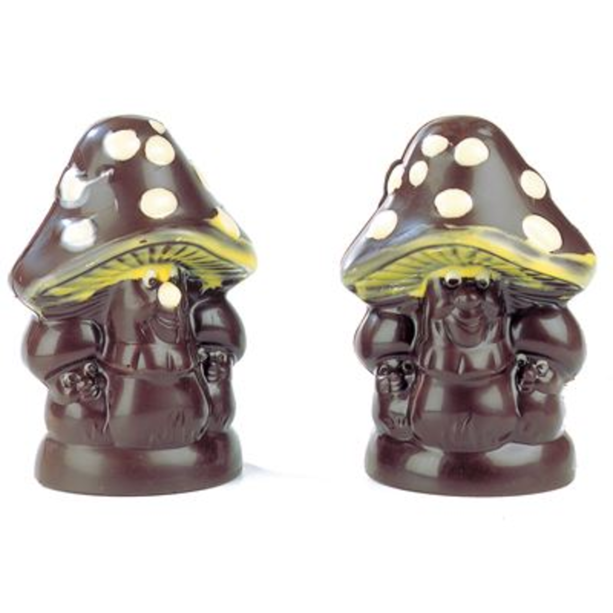 Moule chocolat 4 empreintes pour 2 champignons 11.6 cm Matfer - 381009