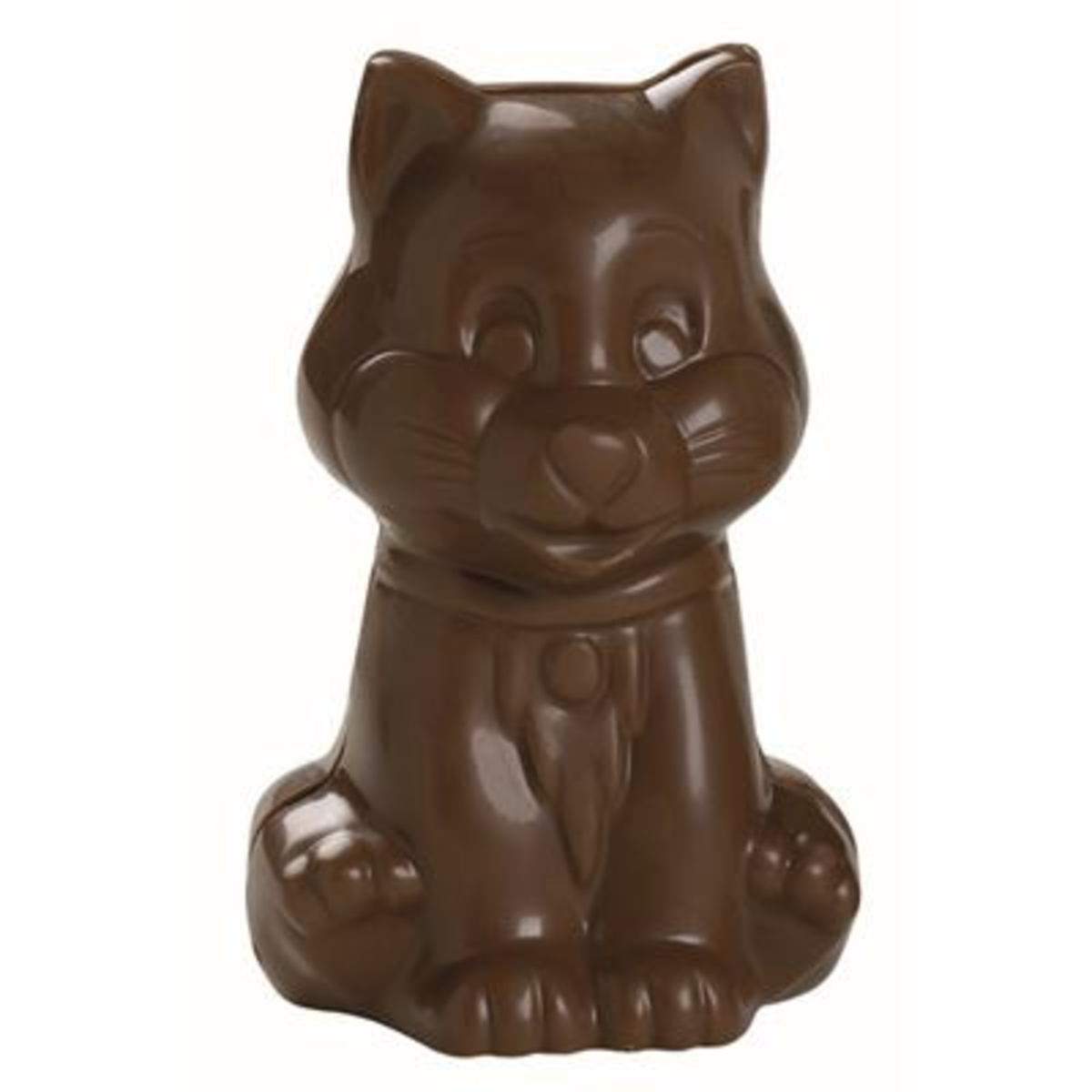 Moule chocolat 4 empreintes pour 2 chats 8.5 cm Matfer - 382056