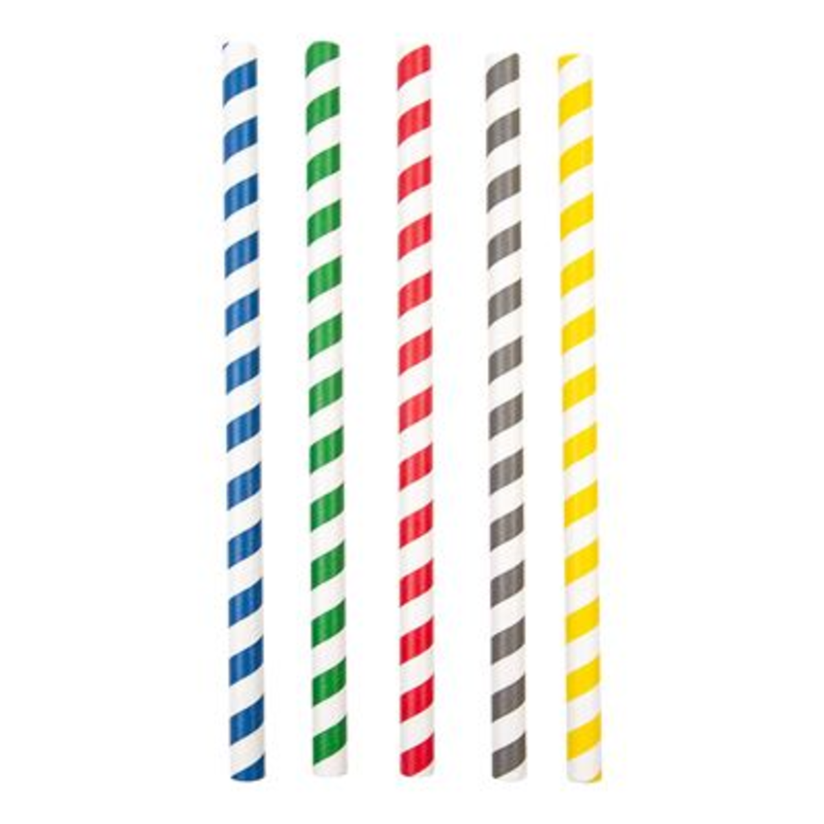Paille droite à  franges sous sachet papier multicolore 0.6 x 21 cm x 2400 Garcia de Pou - 227.94