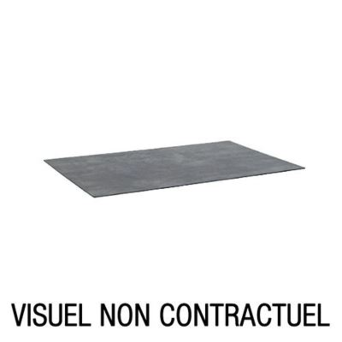 Plateau de table Compact Dark Béton 68 x 68 cm