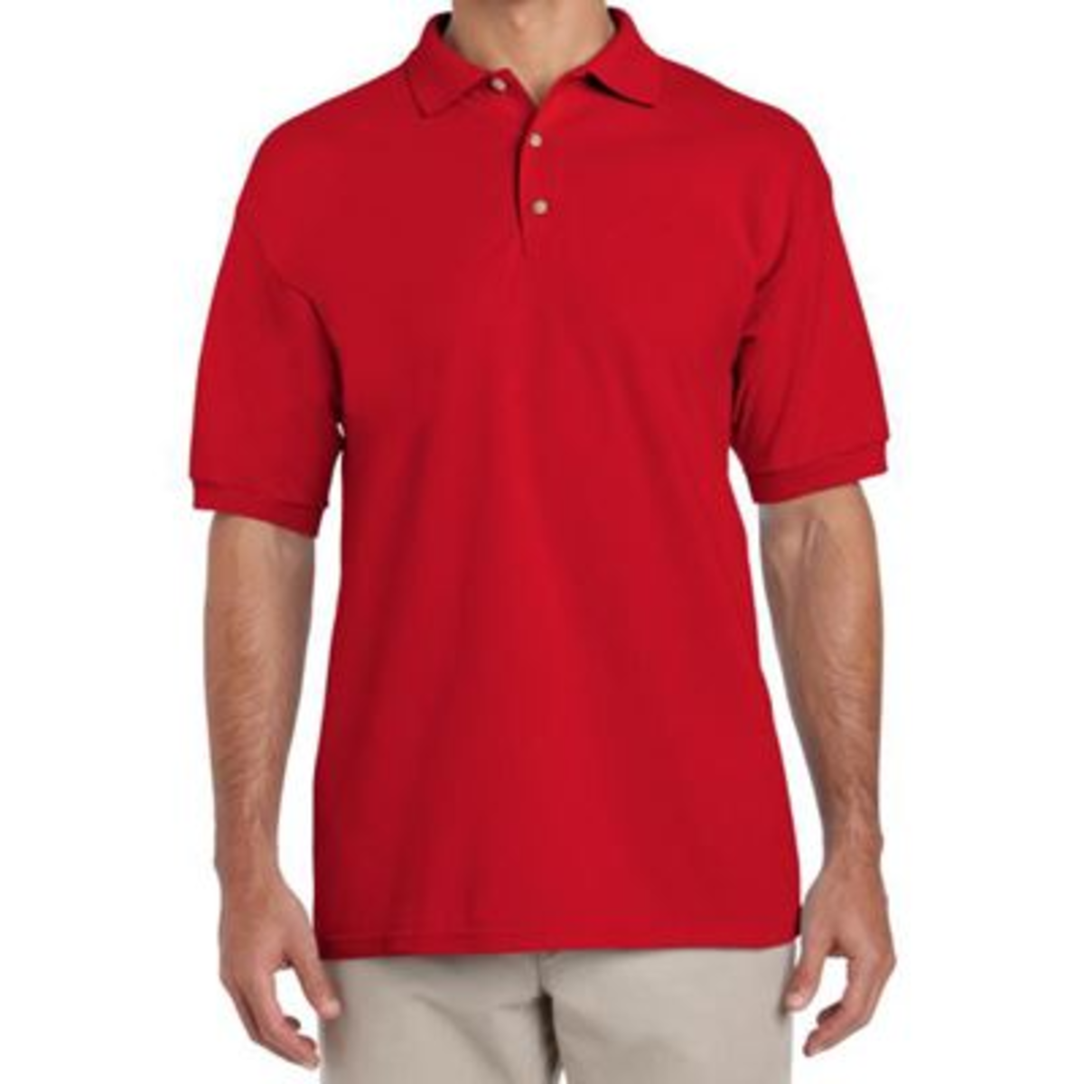 Polo manches courtes rouge T.S