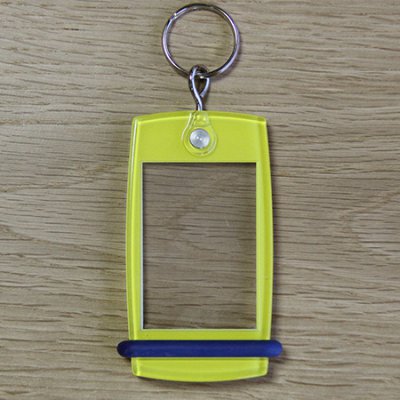 Porte-clés Mini Créoglass Color Jaune X10 