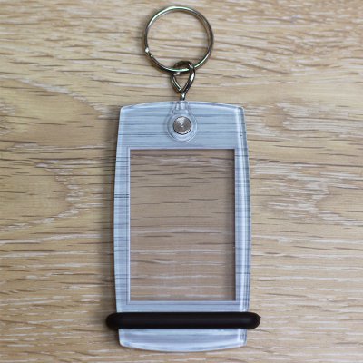 Porte-clés Mini Créoglass Texture Argent Brossé X10 