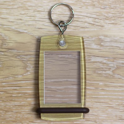 Porte-clés Mini Créoglass Texture Bois X10