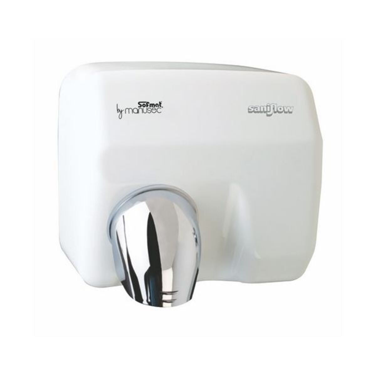 Sèche-mains saniflow automatique époxy blanc -2000w